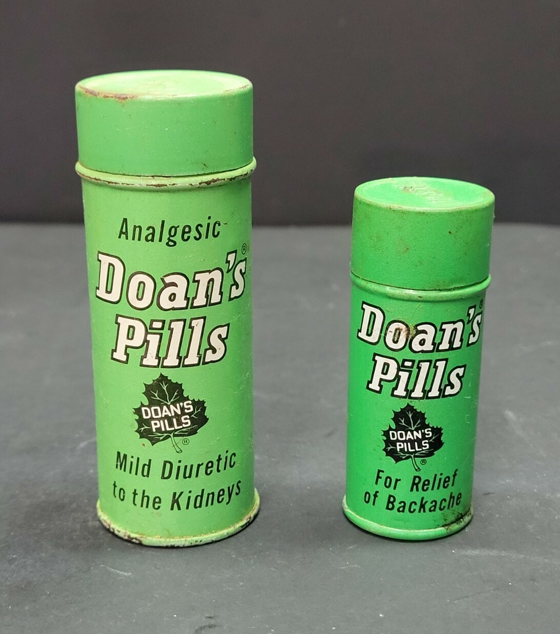 (2) Vintage Doan's Pills Tins Foster-Milburn Co. Buffalo New York (2) Vintage Doan's Pills Tins Foster-Milburn Co. Buffalo New York