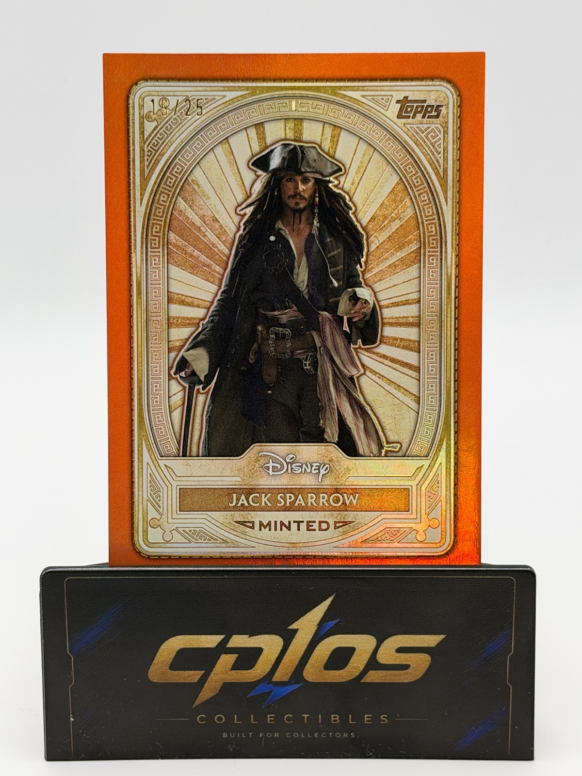 2025 Topps Disney Mint Jack Sparrow #100 Orange 19/25 2025 Topps Disney Mint Jack Sparrow #100 Orange 19/25