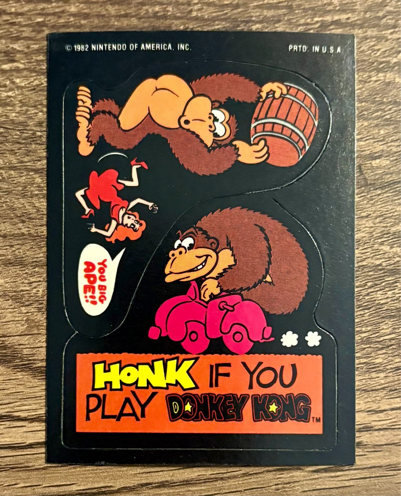 1982 Topps Nintendo Donkey Kong Sticker Trading Cards You Pick Complete Your Set
