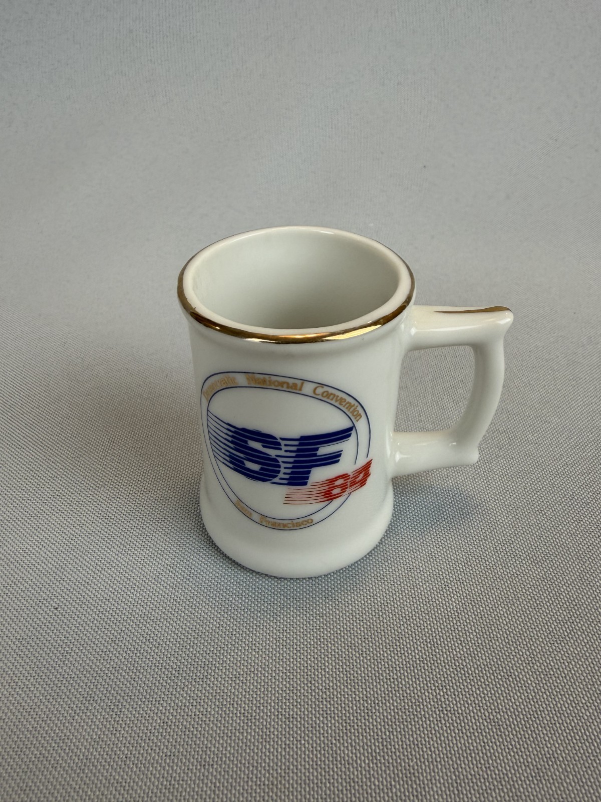 Vintage 1984 Democratic National Convention Mug San Francisco DNC SF 84 Stein