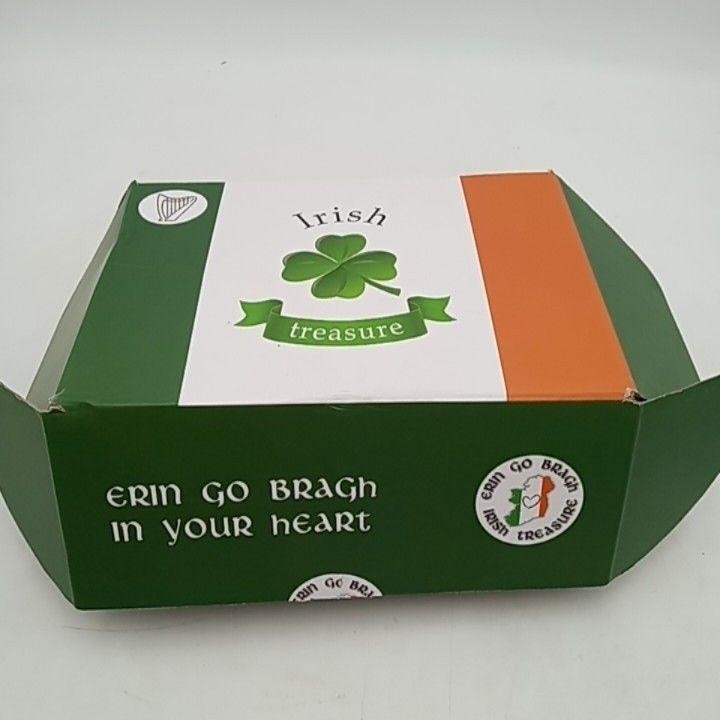 Erin Go Bragh Irish Treasure Souvenir Gift Box Ireland Keepsake Map Book