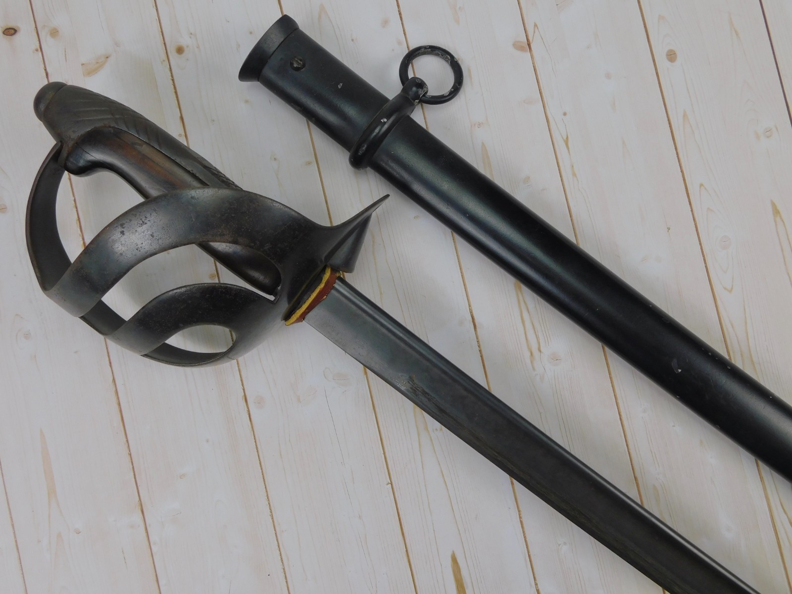 WWI Italian M1871 Cavalry Saber Sword Matching Number Scabbard WWI Italian M1871 Cavalry Saber Sword Matching Number Scabbard