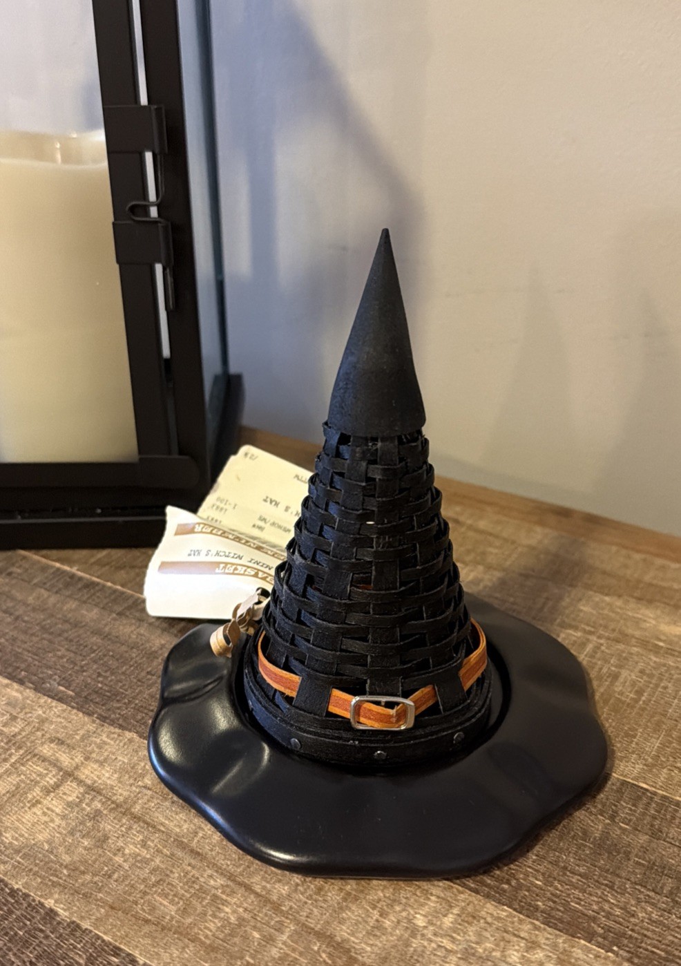 Longaberger 2011 Witch\'s Hat Basket & Resin Base - Halloween
