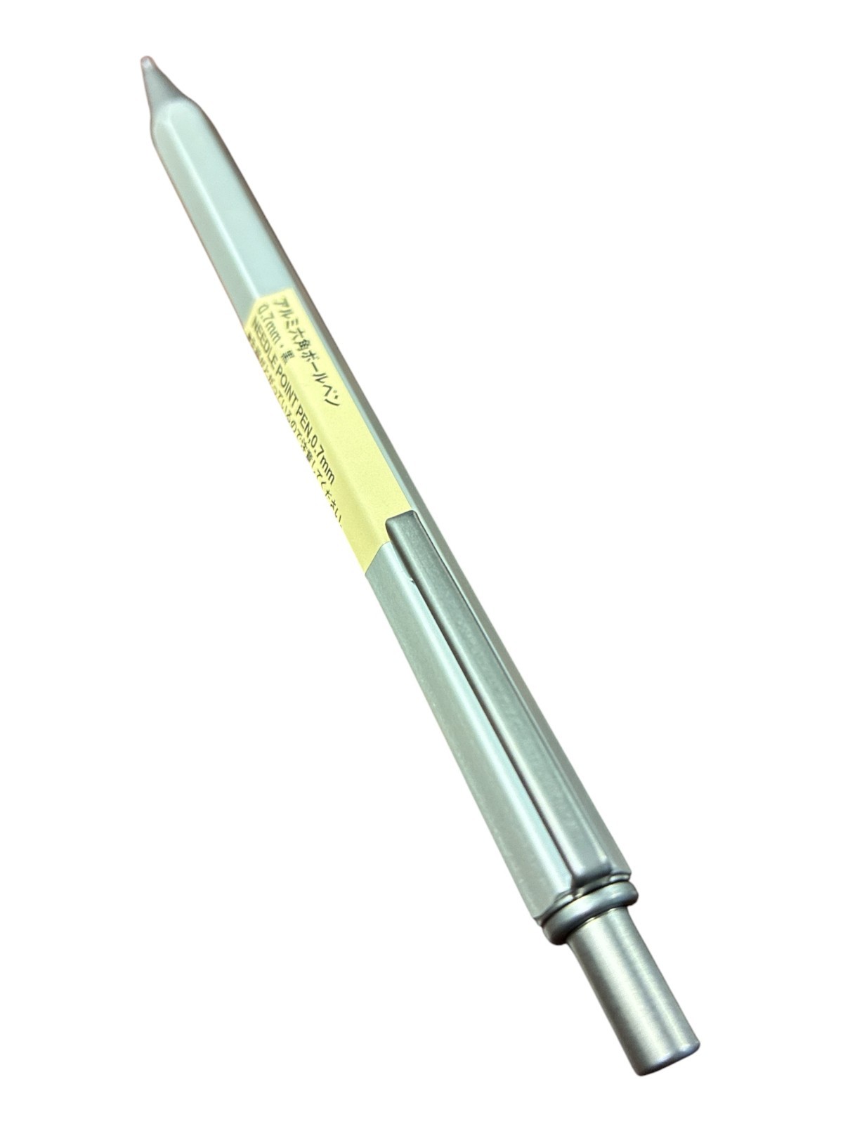 MUJI Aluminum Hexagonal Ballpoint Pen 0.7mm Black Ink Made in Japan New MUJI Aluminum Hexagonal Ballpoint Pen 0.7mm Black Ink Made in Japan New