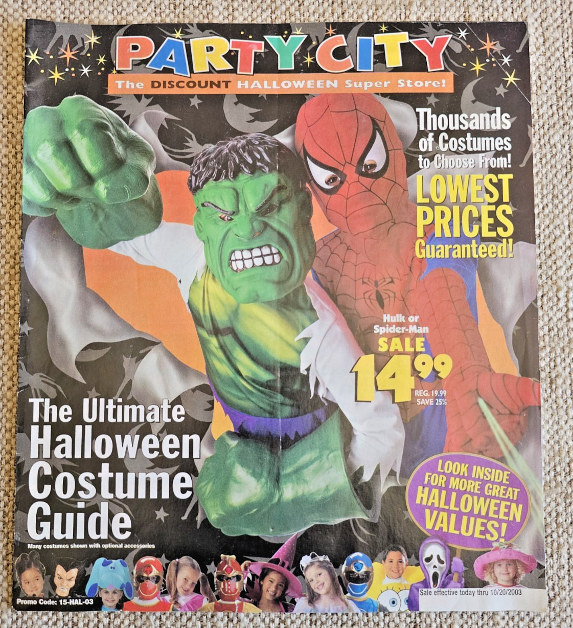 Rare 2003 Party City Halloween Catalog The Ultimate Halloween Costume Guide 23pg Rare 2003 Party City Halloween Catalog The Ultimate Halloween Costume Guide 23pg