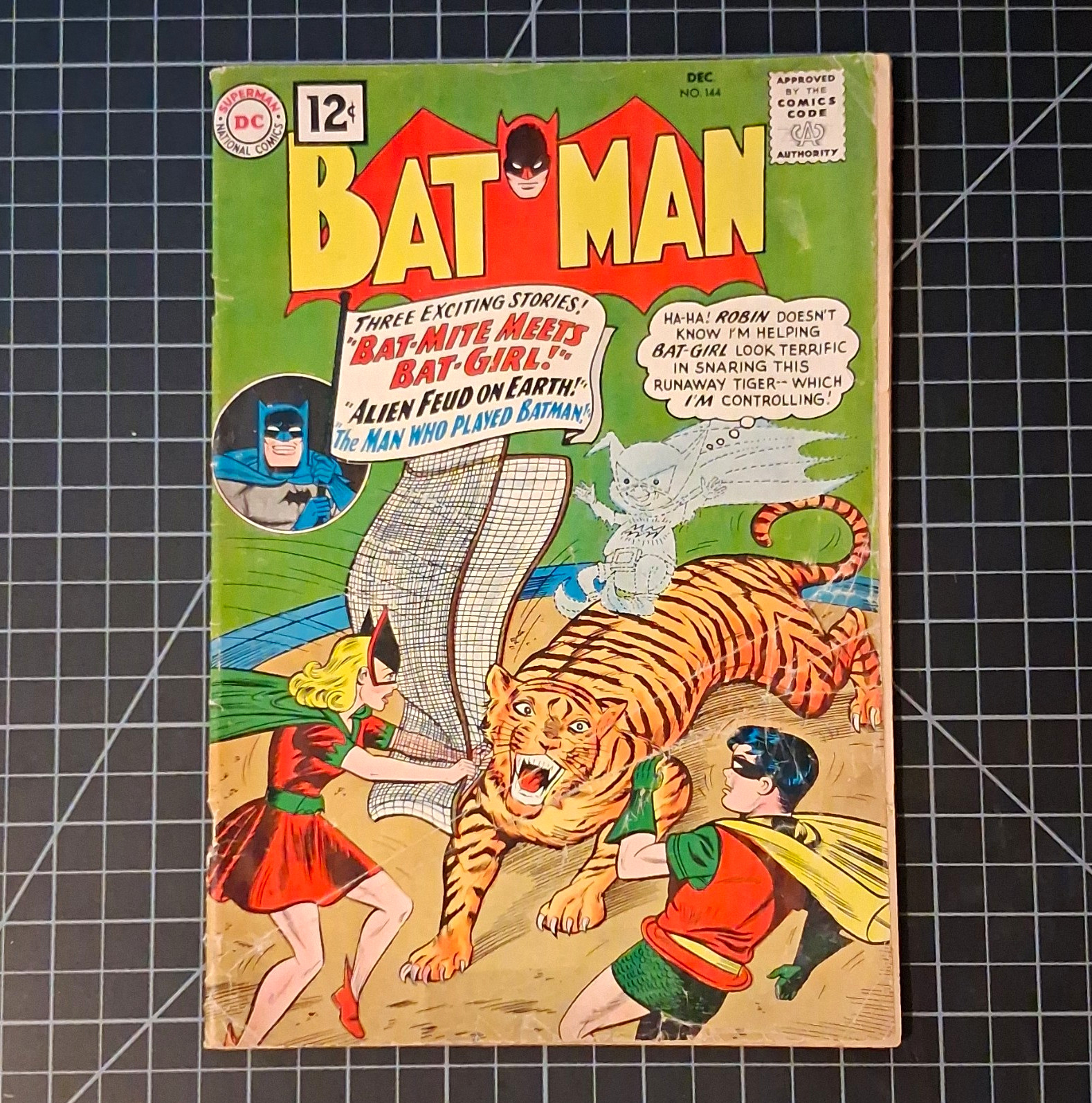 DC Comics Batman #144 Dec 1962 Silver Age 12¢ Fox Infantino Bat-Mite