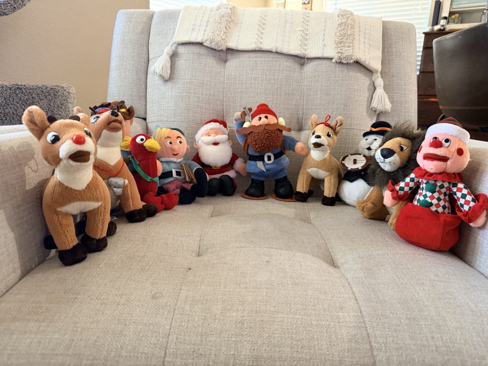 Vintage 1998 1999 Rudolph Stuffins CVS Misfit Toys Beanbag Plush Lot