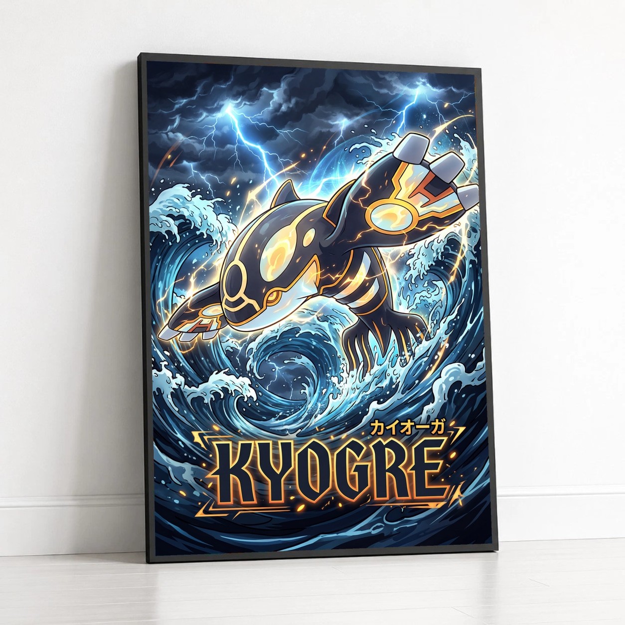 Poster Pokemon - Kyogre Primal Shiny Ultra-HD Art Print