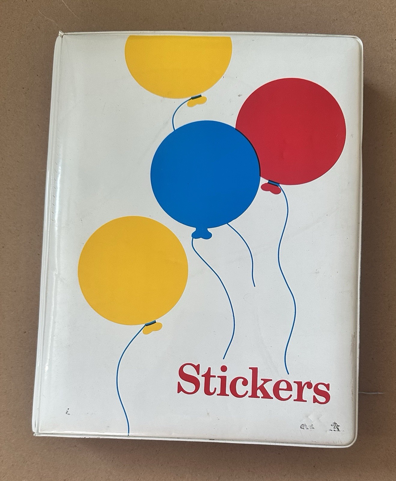 Vintage Small World Puffy Sticker Book With 30 pages of stickers