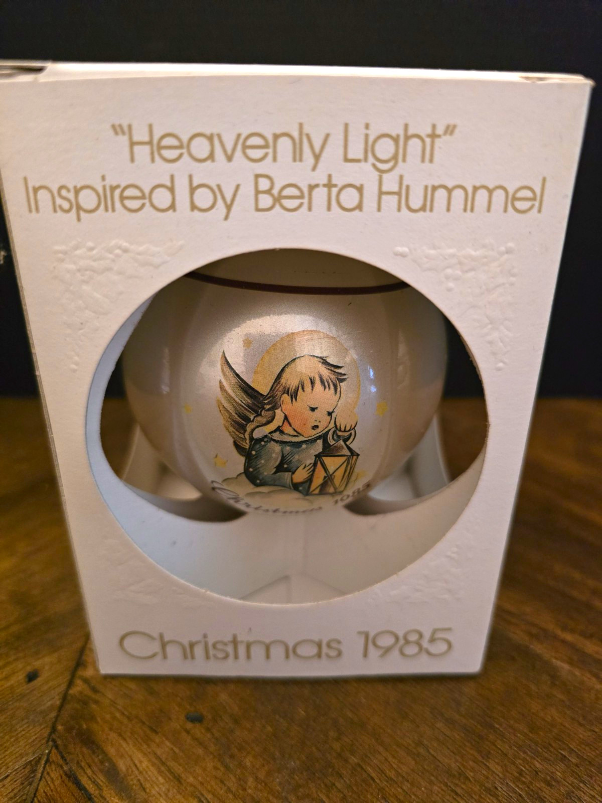 Schmid Angel Christmas Ball Ornament Limited Edition 1985 MPN 177-712 Schmid Angel Christmas Ball Ornament Limited Edition 1985 MPN 177-712
