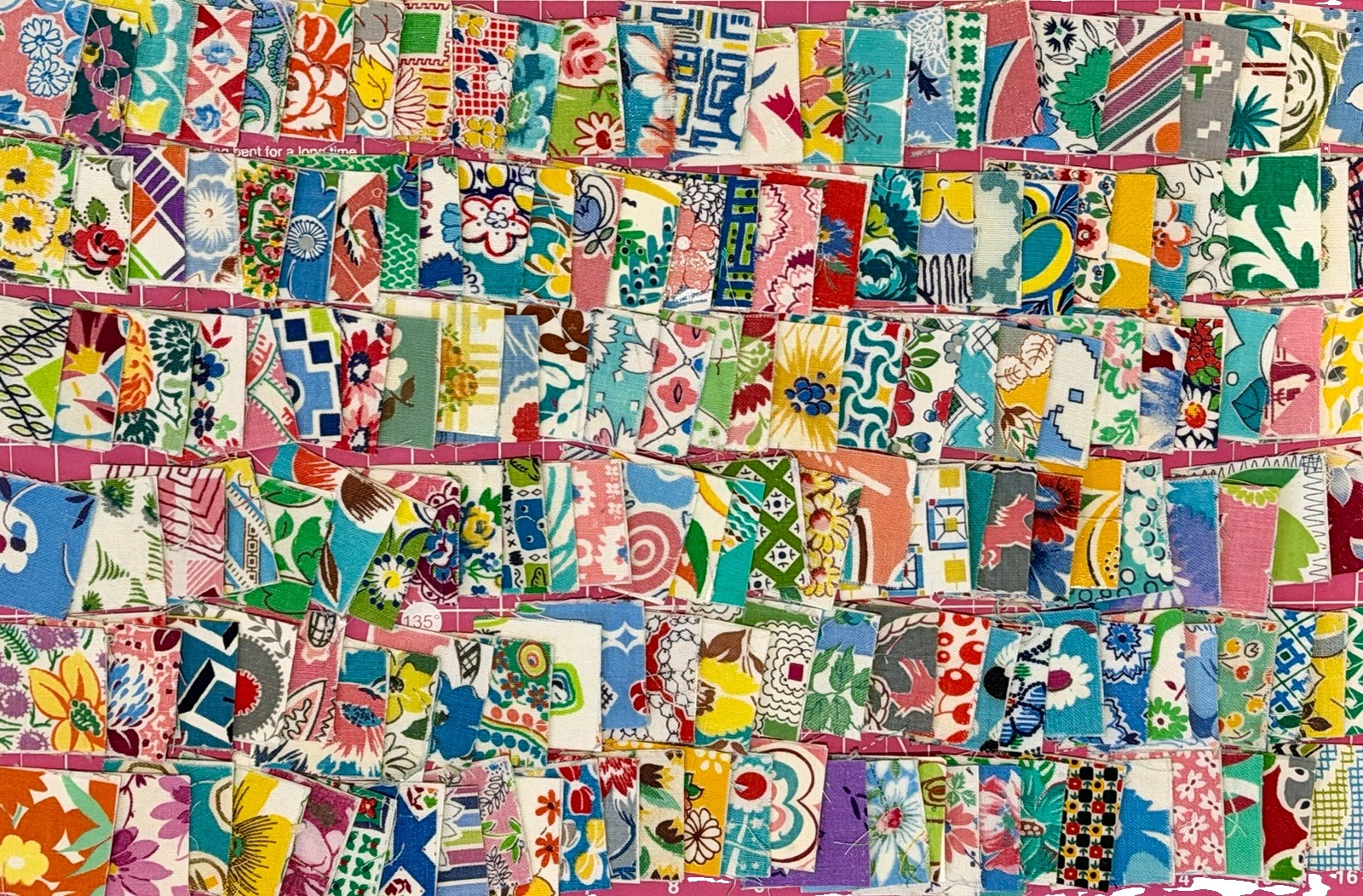 200 Vintage Feedsack Fabric Quilt Squares 30’s 40s