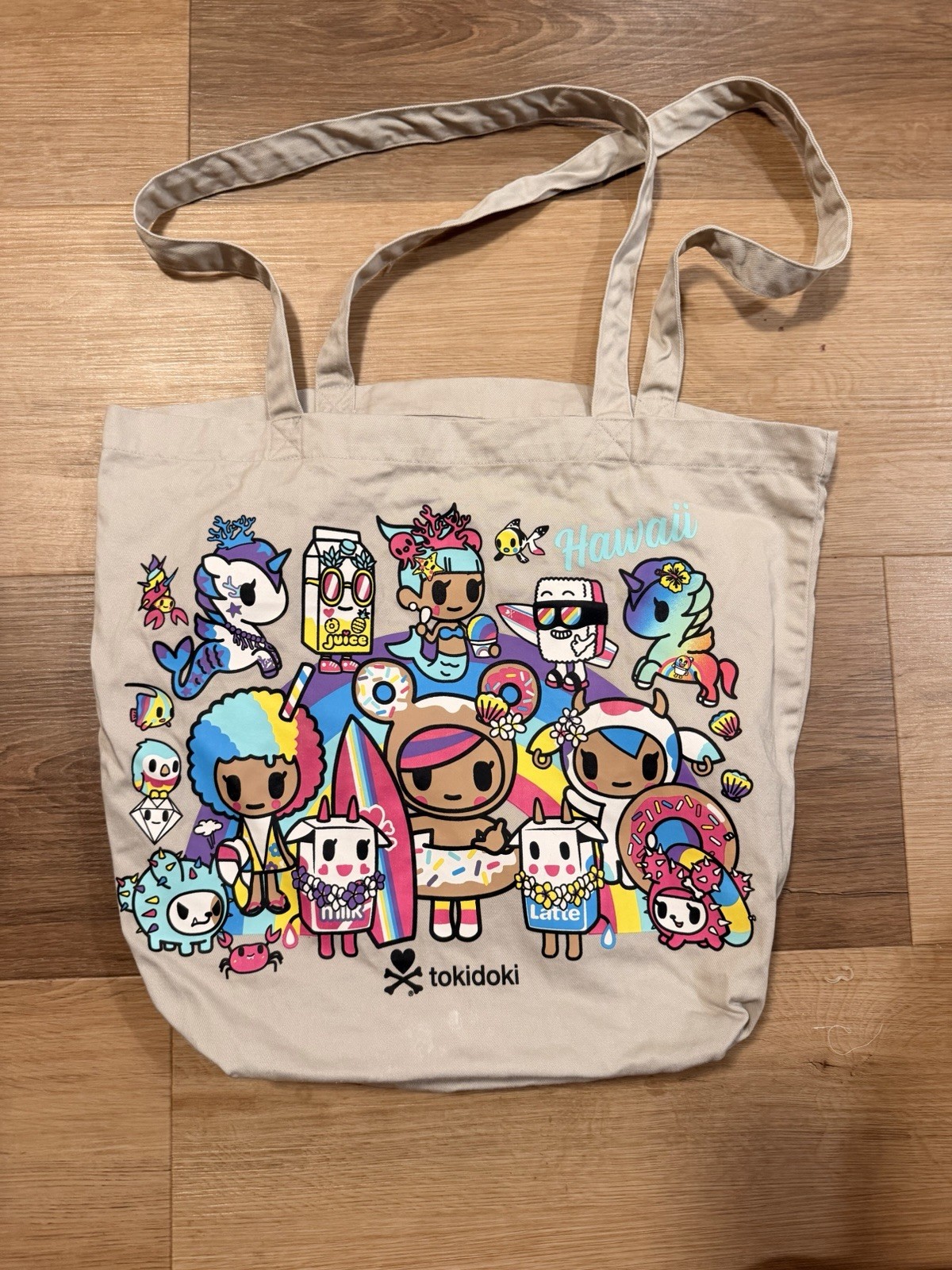 Tokidoki x It’s Sugar Hawaii Exclusive Tote Large Bag Reusable