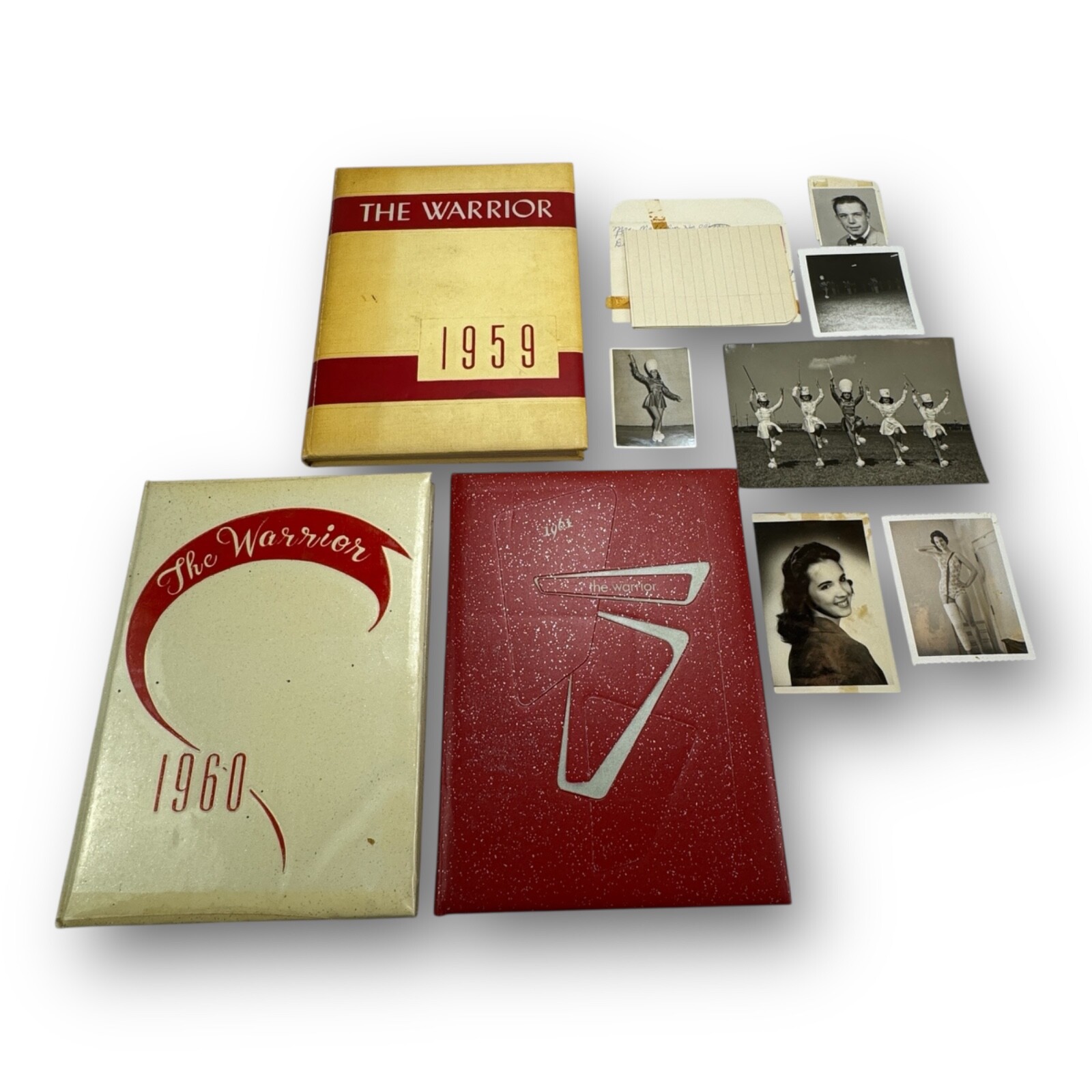 Yearbook The Warrior 1959 1960 & 1961 Jim Ned High School Tuscola Texas