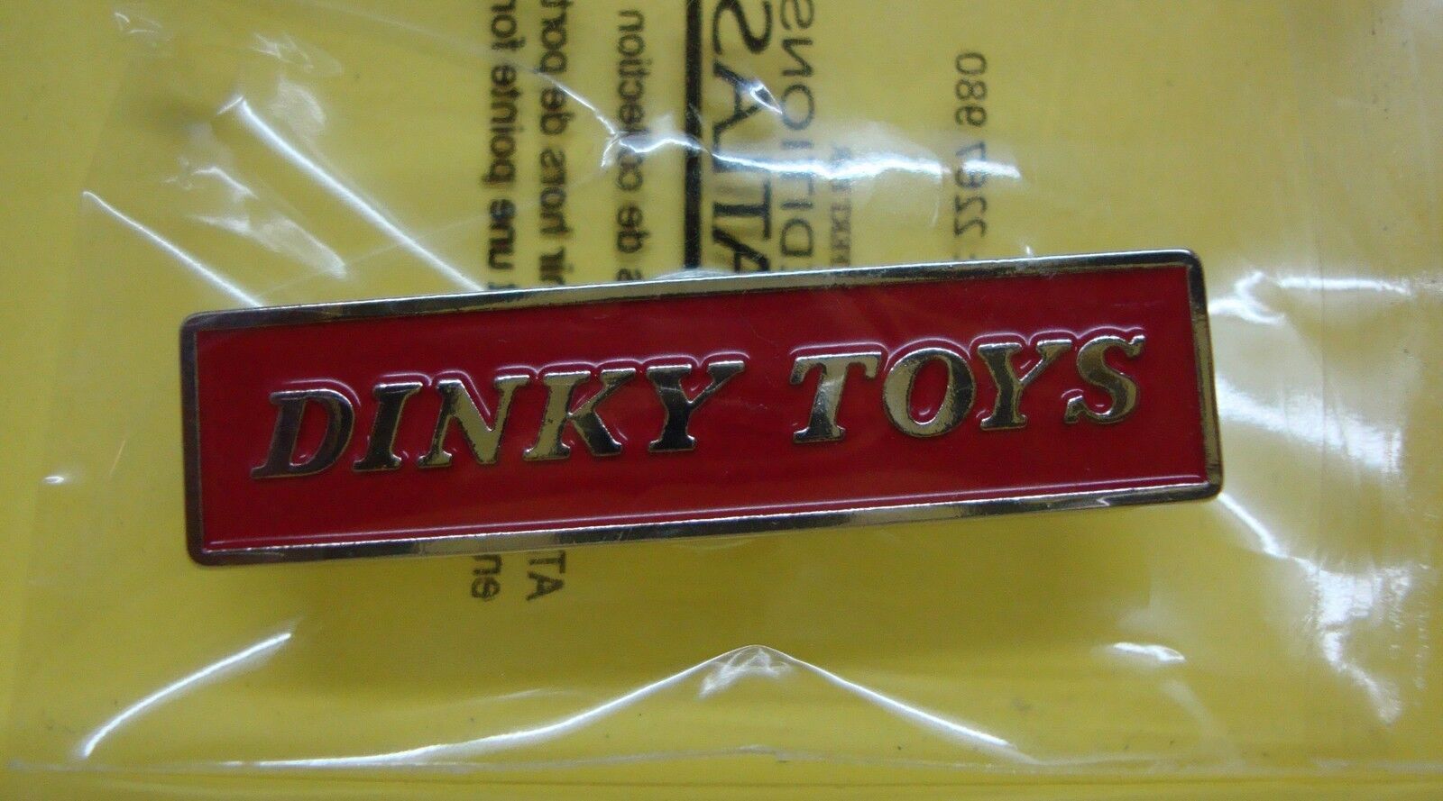 ATLAS Pins Dinky Toys Logo Badge Rectangular