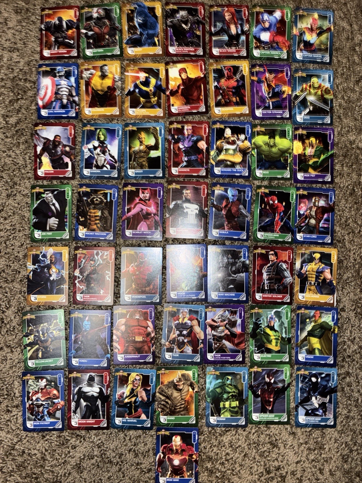 Marvel Contest Of Champions Arcade Cards Series 3 Starter Set (50) Cards Matte Marvel Contest Of Champions Arcade Cards Series 3 Starter Set (50) Cards Matte