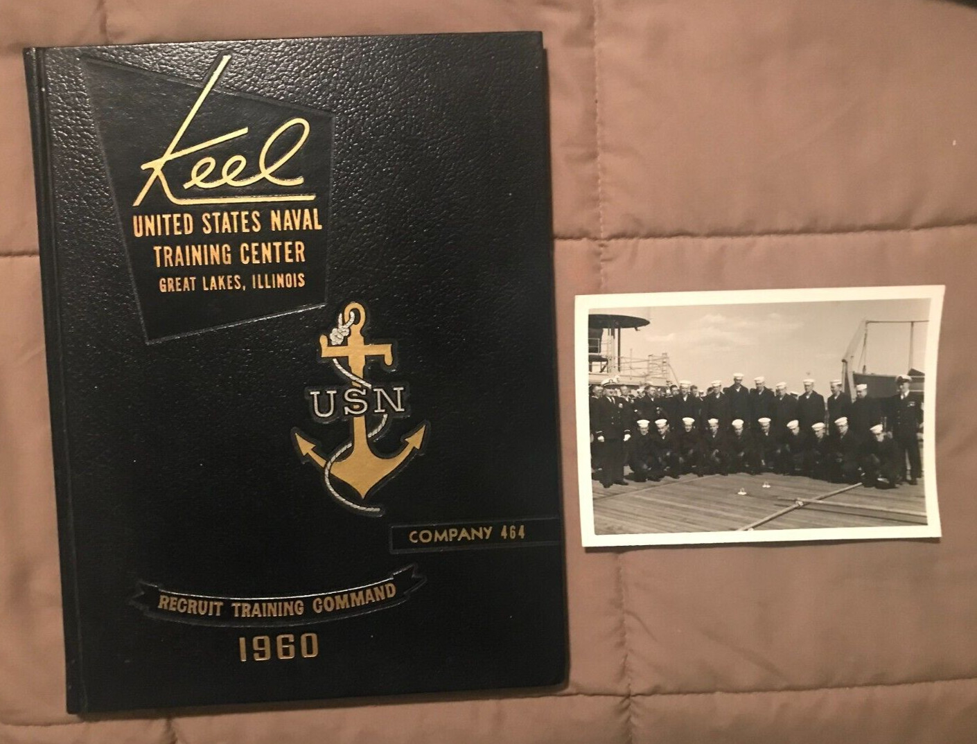 KEEL - GREAT LAKES U.S. NAVAL TRAINING CENTER YEARBOOK 1960 Company 464 HC