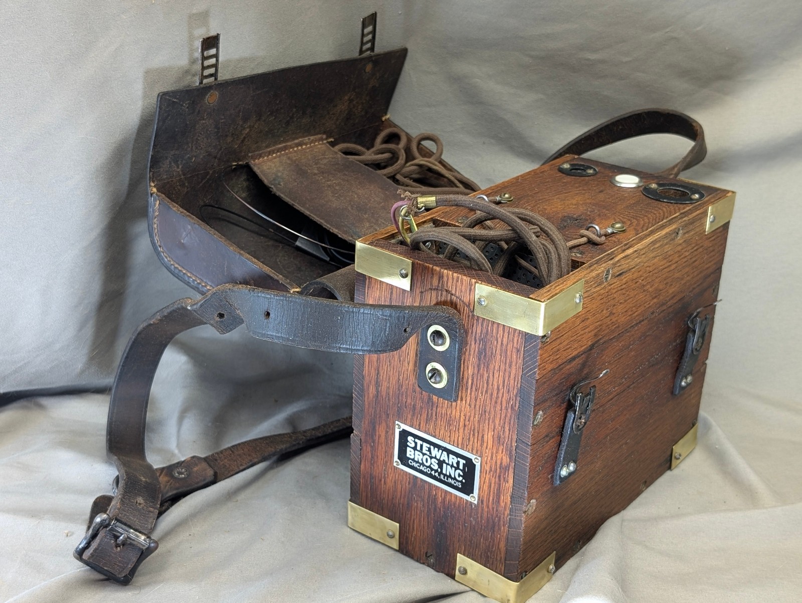 Stewart Brothers Telephone Lineman Test Kit Fully Restored and Functional.