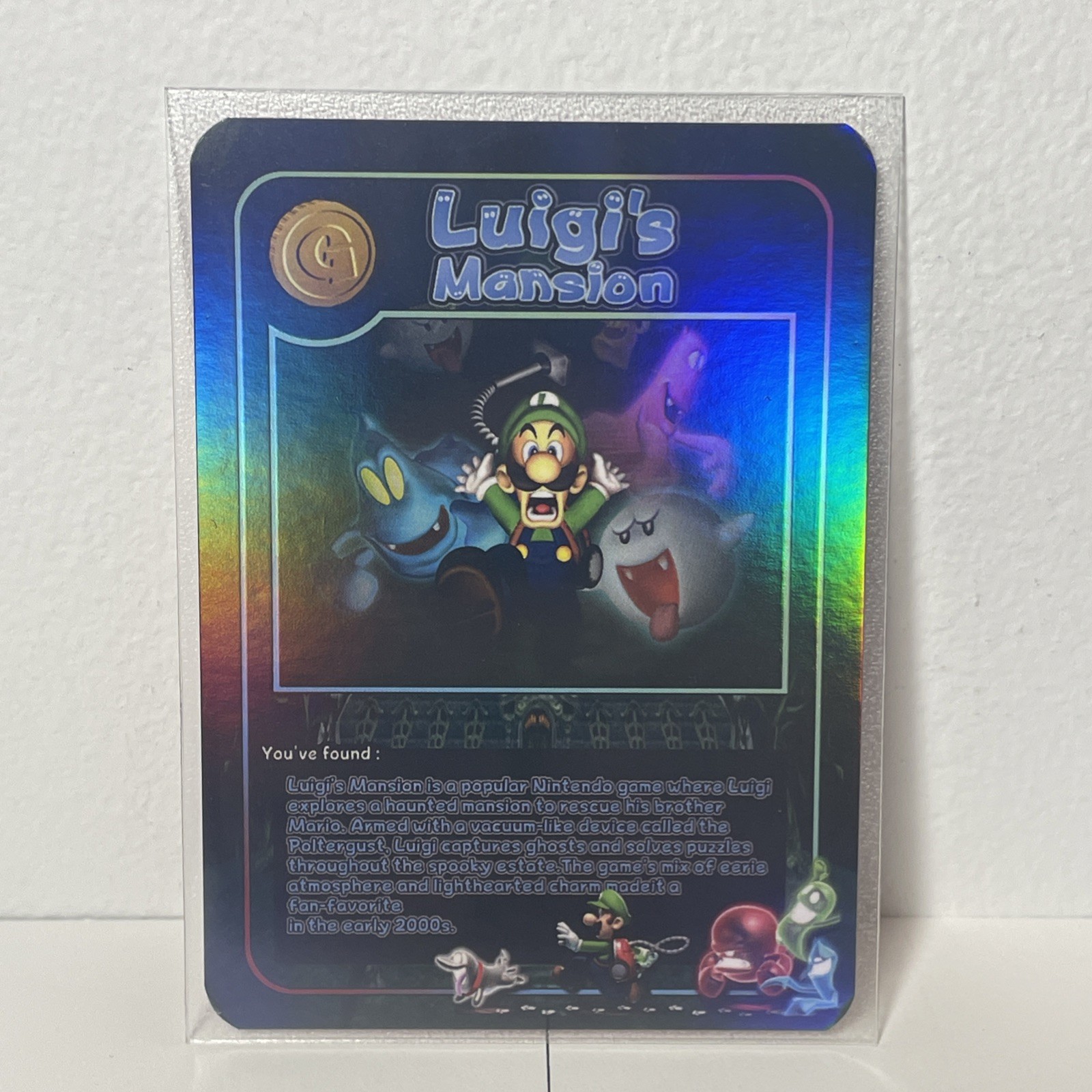 Unjust Trading Cards Ghoulstalgia Luigi’s Mansion Holo Foil Ultra Rare Unjust Trading Cards Ghoulstalgia Luigi’s Mansion Holo Foil Ultra Rare