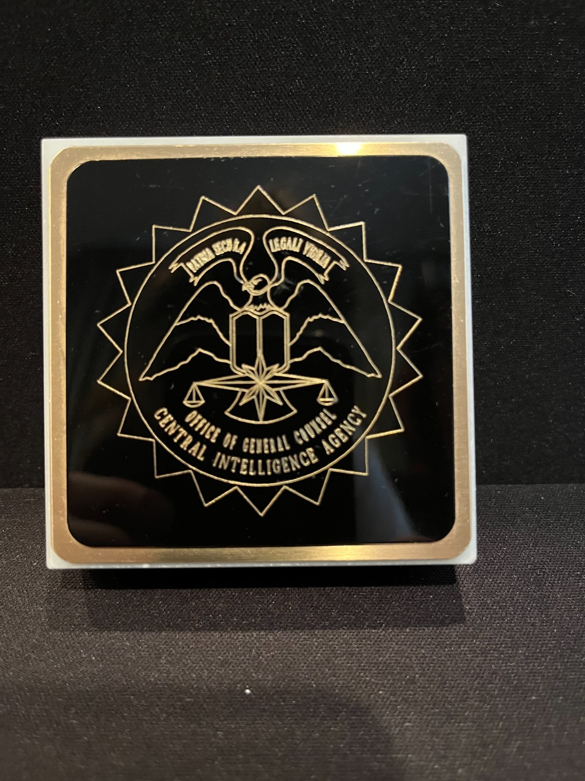 Vintage Central Intelligence Agency (CIA) Paperweight-General Counsel-3
