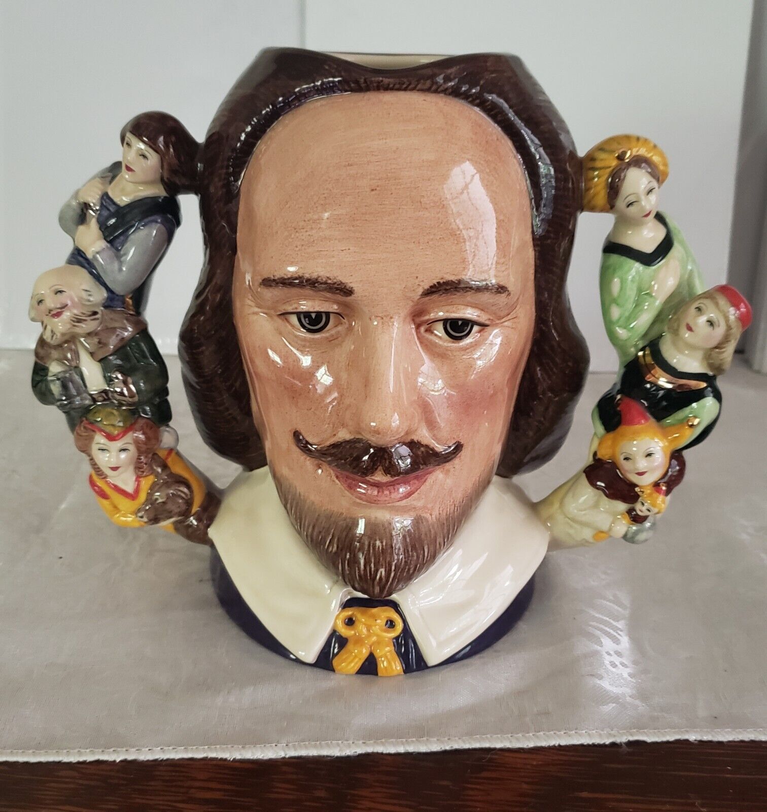 Rare Royal Doulton William Shakespeare Toby Jug  LIMITED EDITION Large 2 Handle