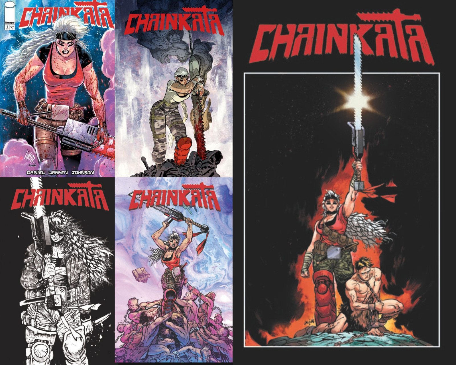 CHAINKATA #1 Set Of All 5 COVERS A,B,C,D,E PreSale 11/18/2026