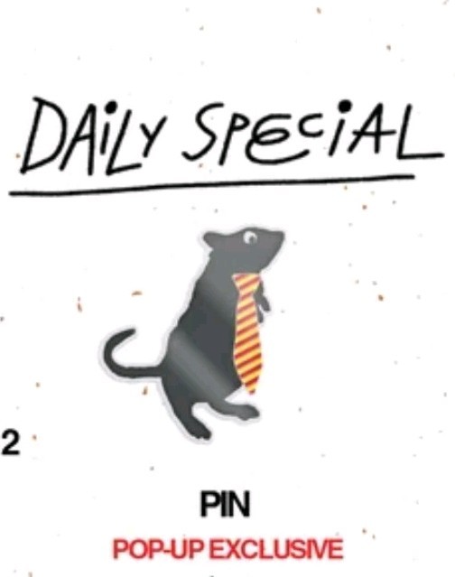Harry Styles Exclusive Pop-up Store Pin Together Together 10/24 Disco Rat