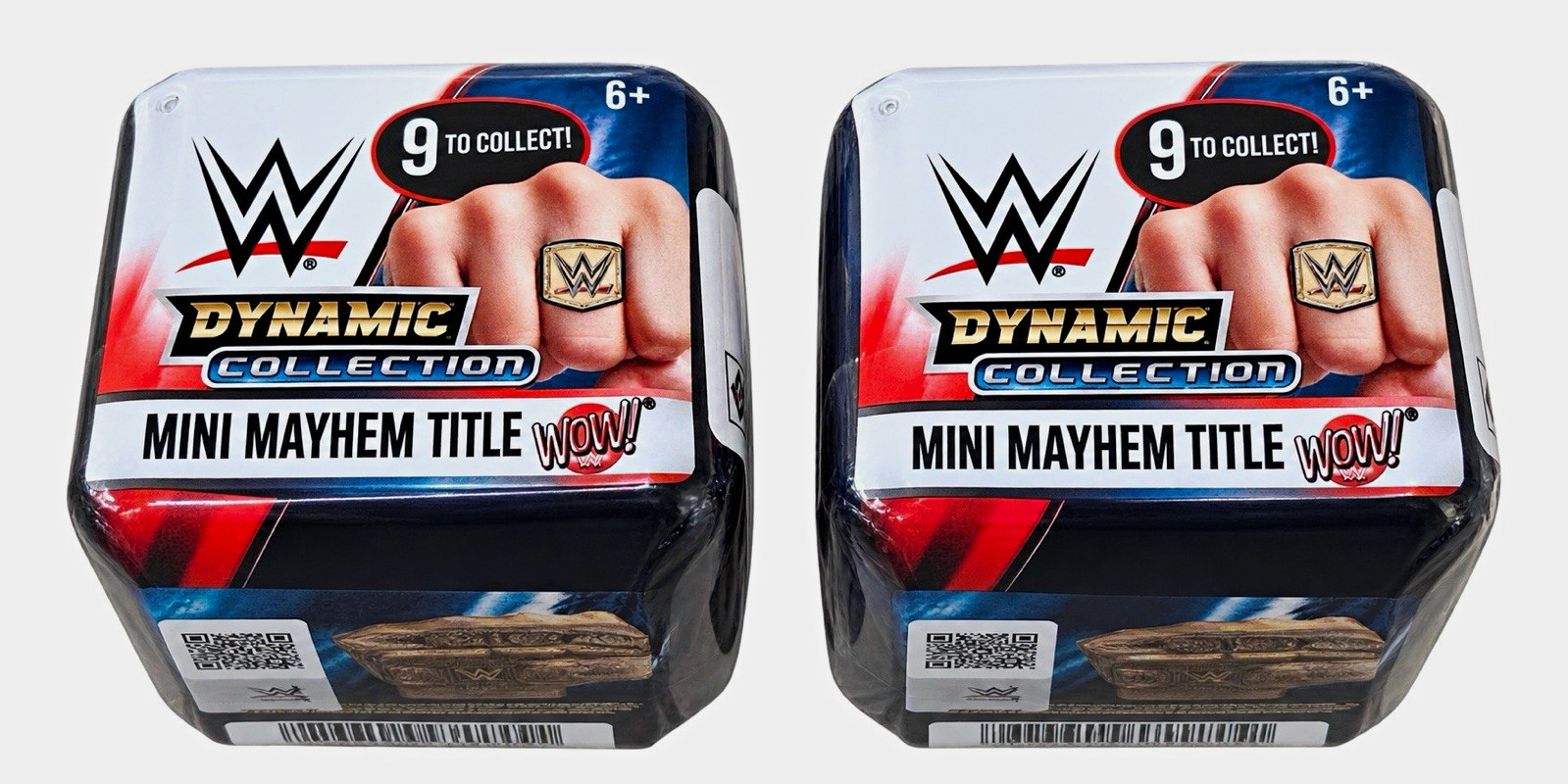 WOW WWE Dynamic Collection Mini Mayhem 2-Pack Set w/ Display Case, 6+
