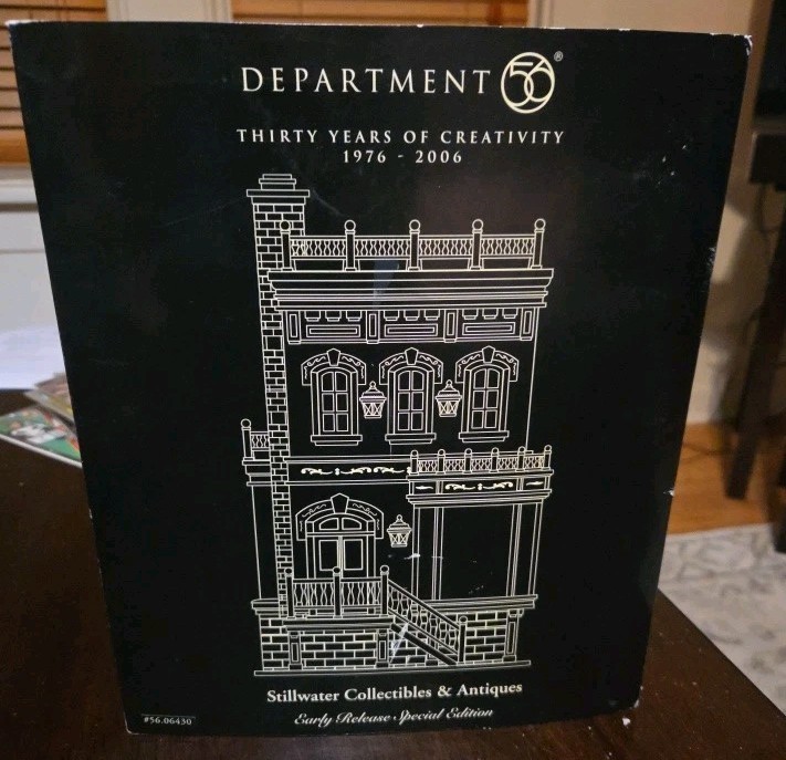RARE Dept 56 Stillwater Collectibles Antiques 30 YR Special Ed. Complete &Works RARE Dept 56 Stillwater Collectibles Antiques 30 YR Special Ed. Complete &Works
