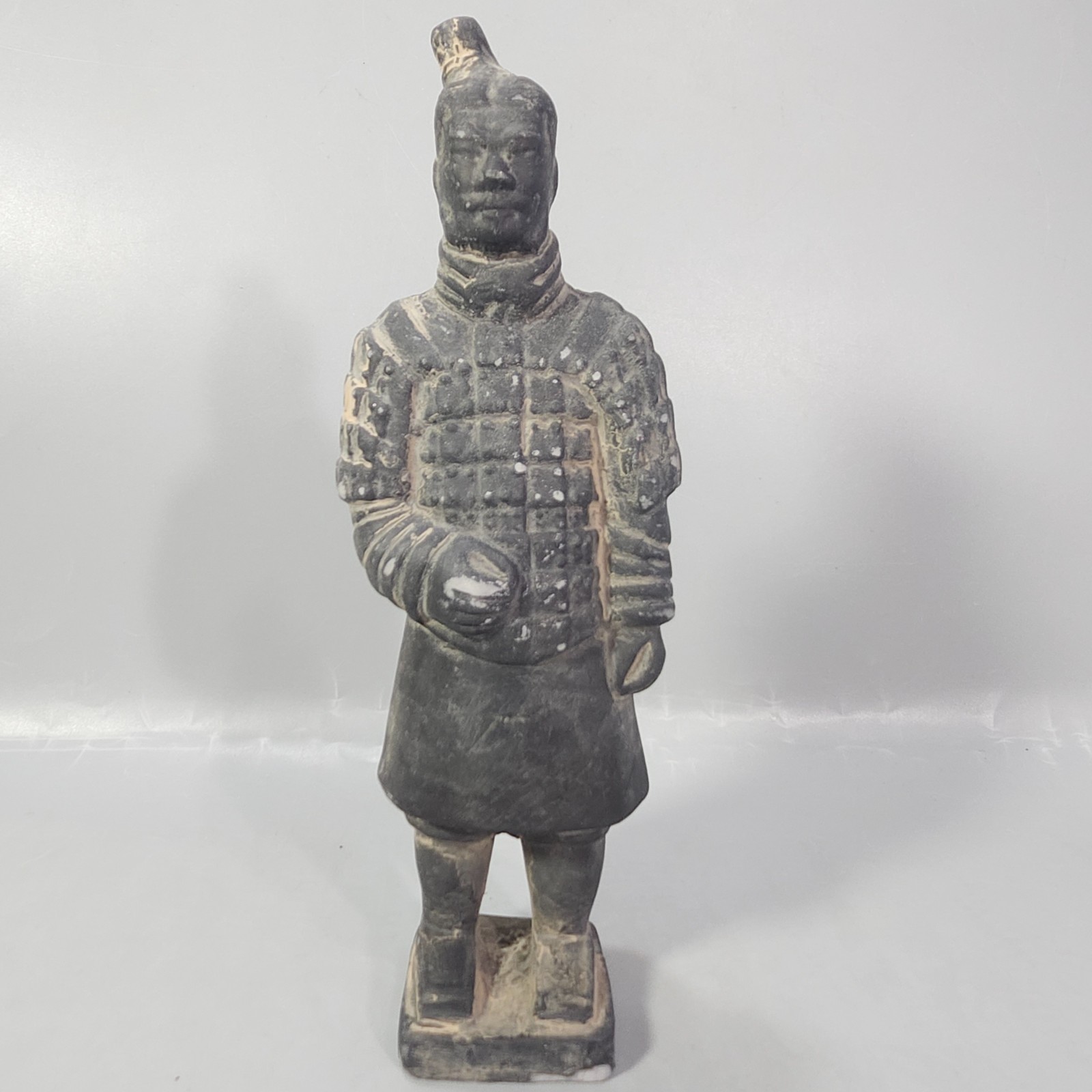 Chinese Dynasty Guard Ceramic Art Statue 7.75\ Chinese Dynasty Guard Ceramic Art Statue 7.75\