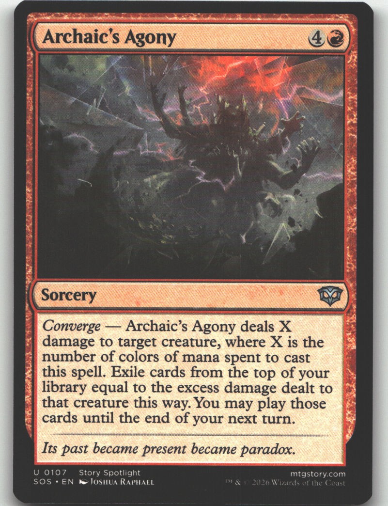 Archaic's Agony- (NM)--EN-[SOS - 107]
