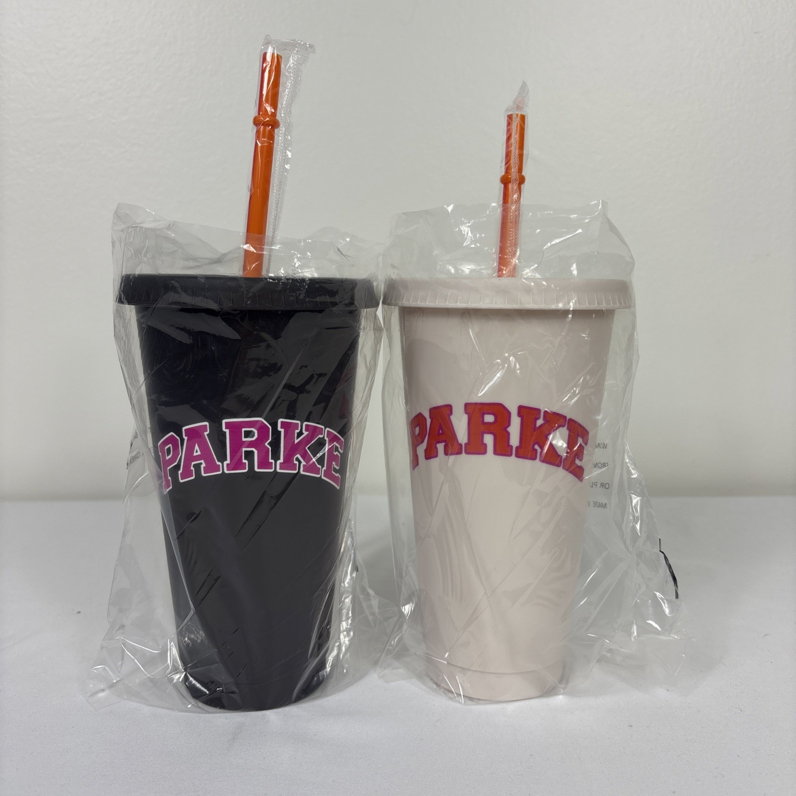 PARKE X Dunkin’ Limited Edition Daydream Cup with Straw 2026 NEW Set of 2