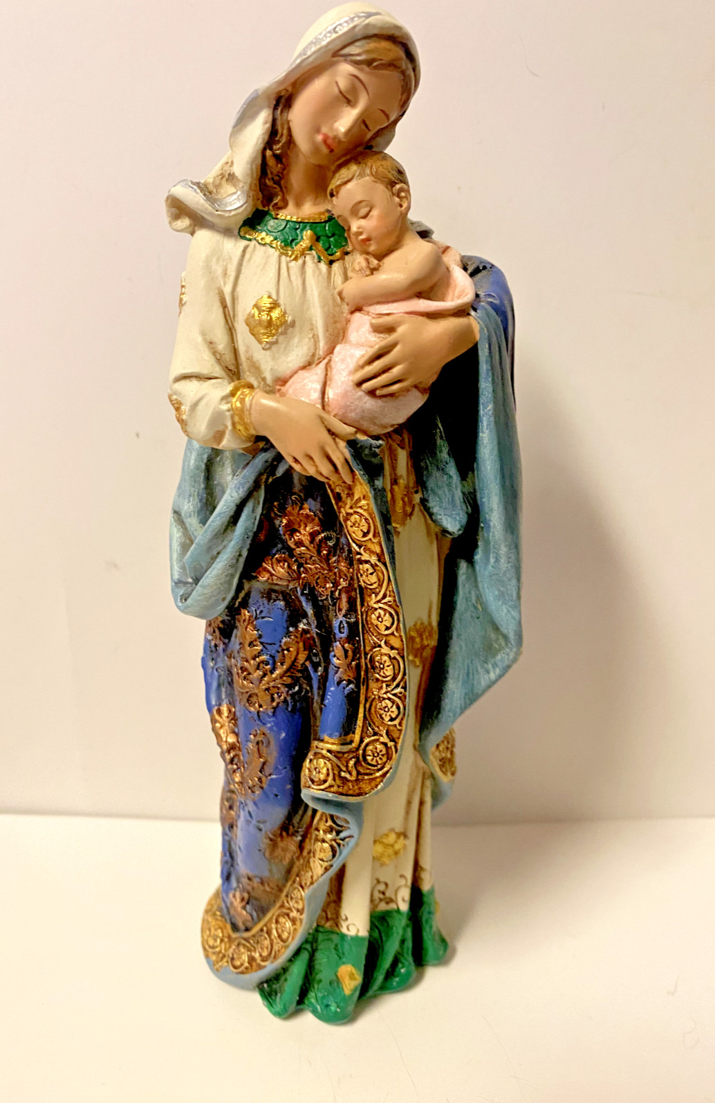 Adoring Blessed Mother & Child Jesus 7 1/8 Adoring Blessed Mother & Child Jesus 7 1/8