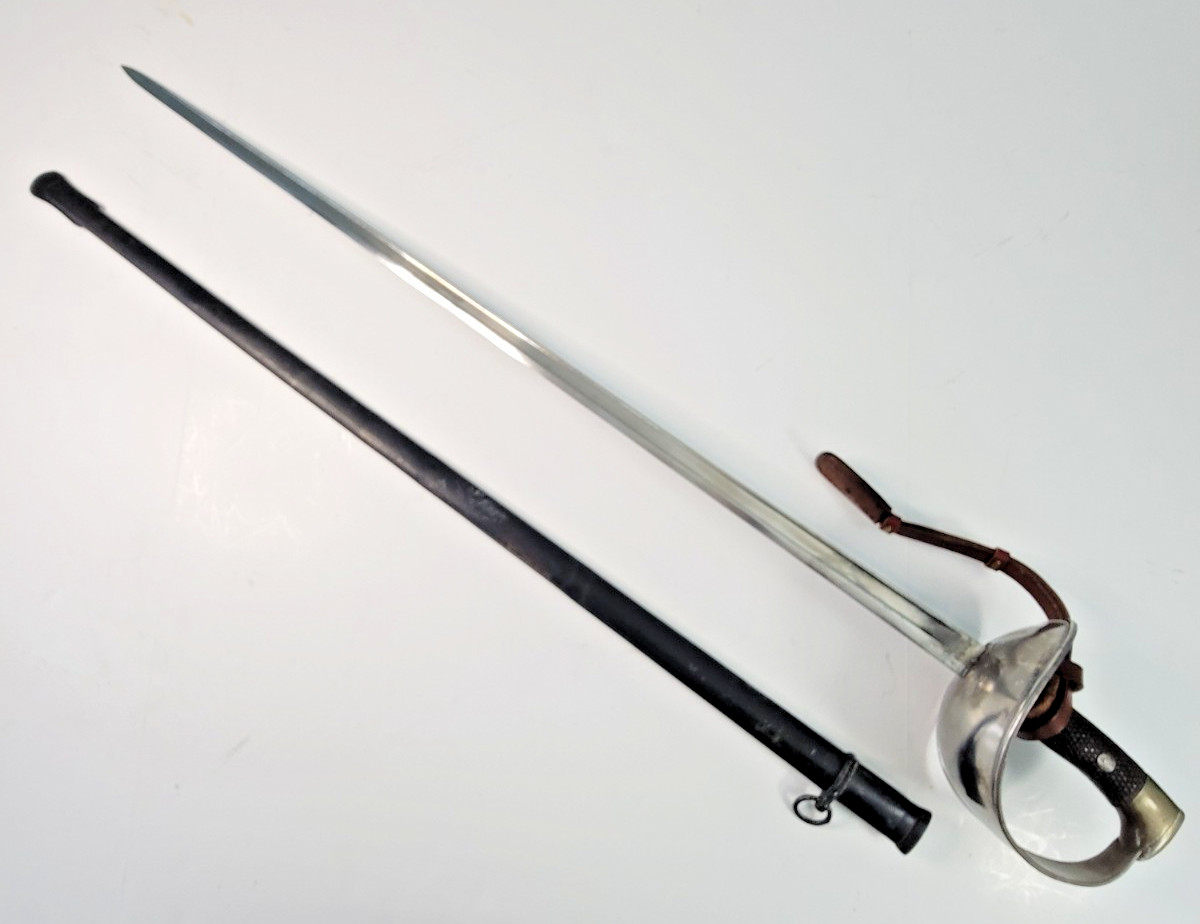 M. 1907 Spanish Mounted Artillery/Cavalry Sword & Scabbard M. 1907 Spanish Mounted Artillery/Cavalry Sword & Scabbard