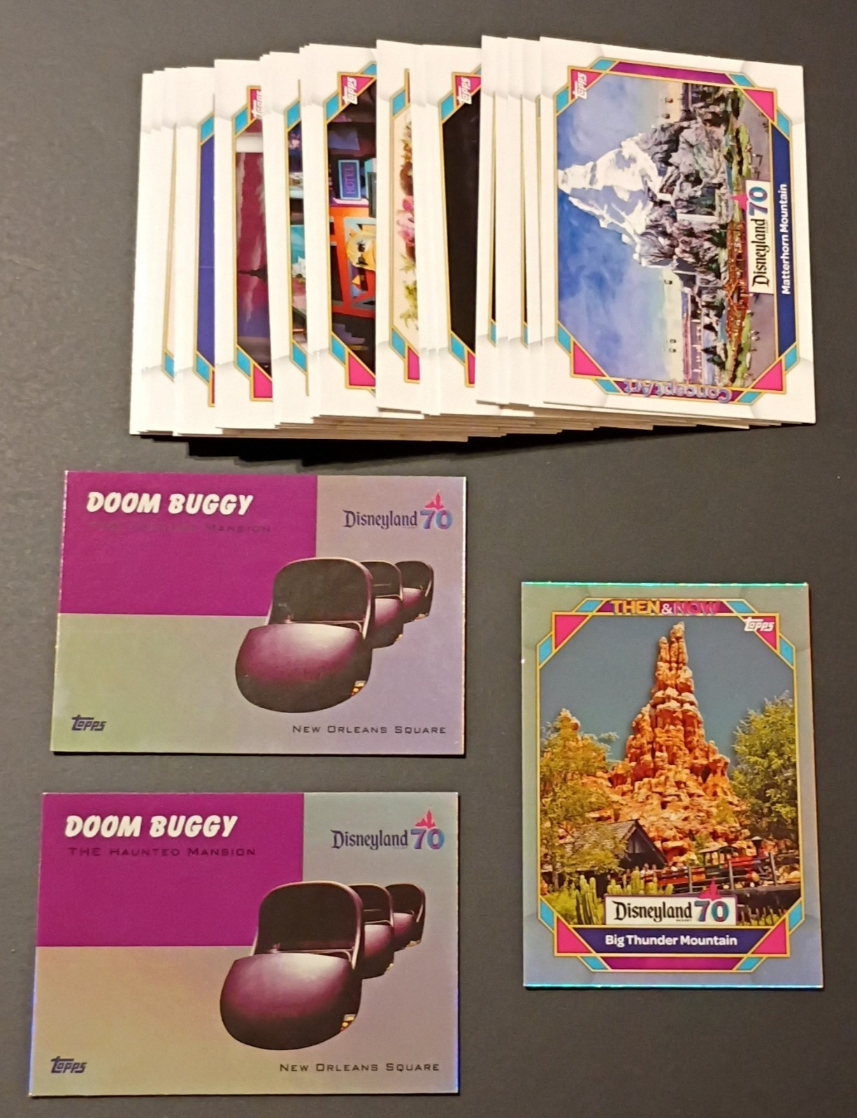 Topps Disneyland 70th Anniversary Trading Cards Lot 26 of Cards