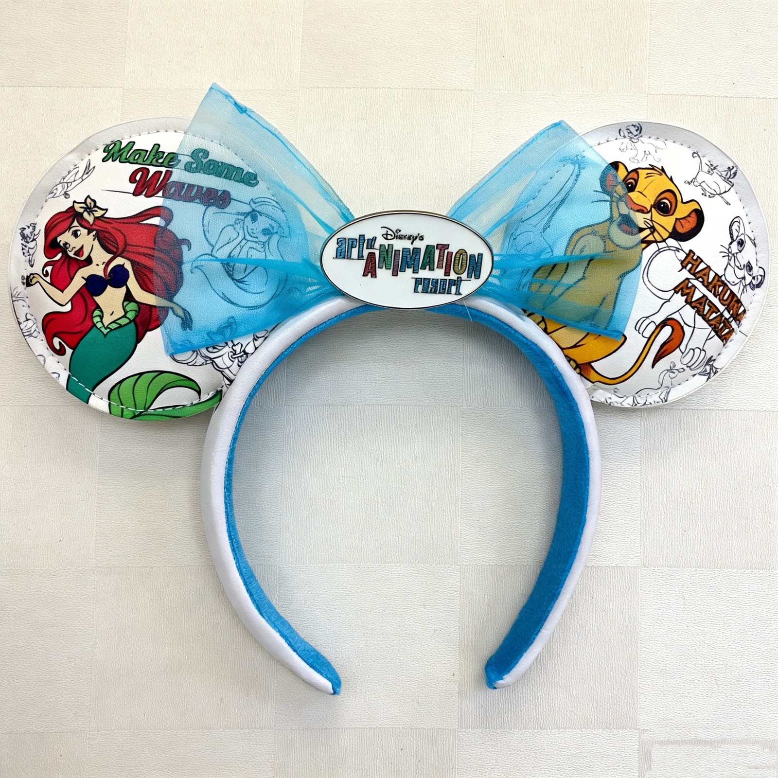 NEMO MCQUEEN 2024 Disney Parks Art of Animation Minnie Mickey Ears Headband