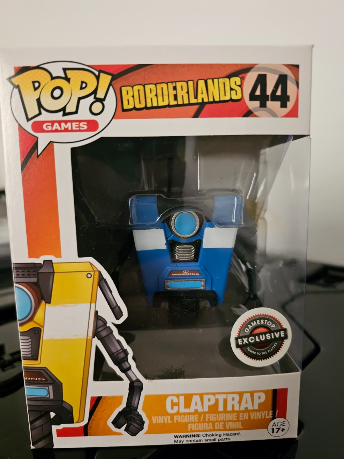 Funko Pop Vinyl: Borderlands - Claptrap - (Blue) - GameStop (Exclusive) #44