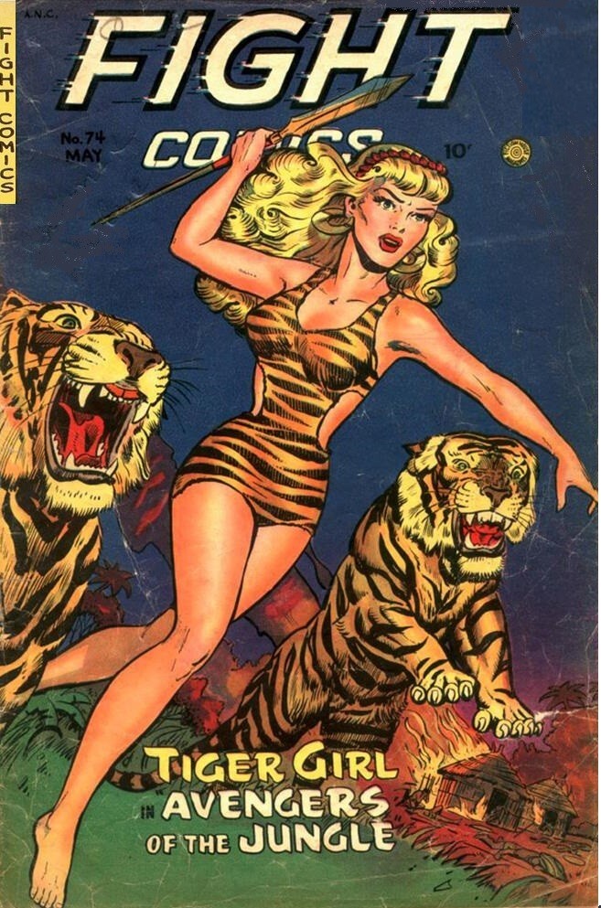 Fight Comics #74 Photocopy Comic Book Fight Comics #74 Photocopy Comic Book