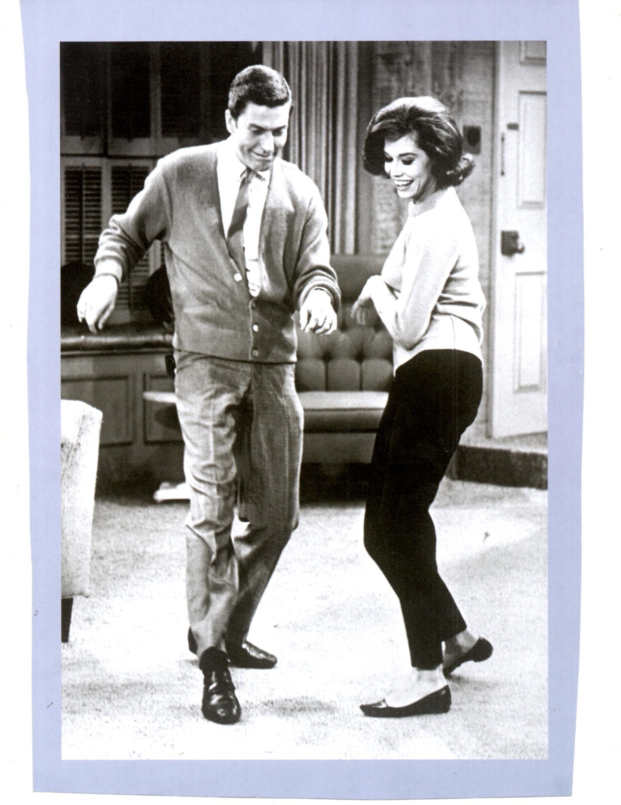Dick Van Dyke: 60 separate, original career clippings pages lot