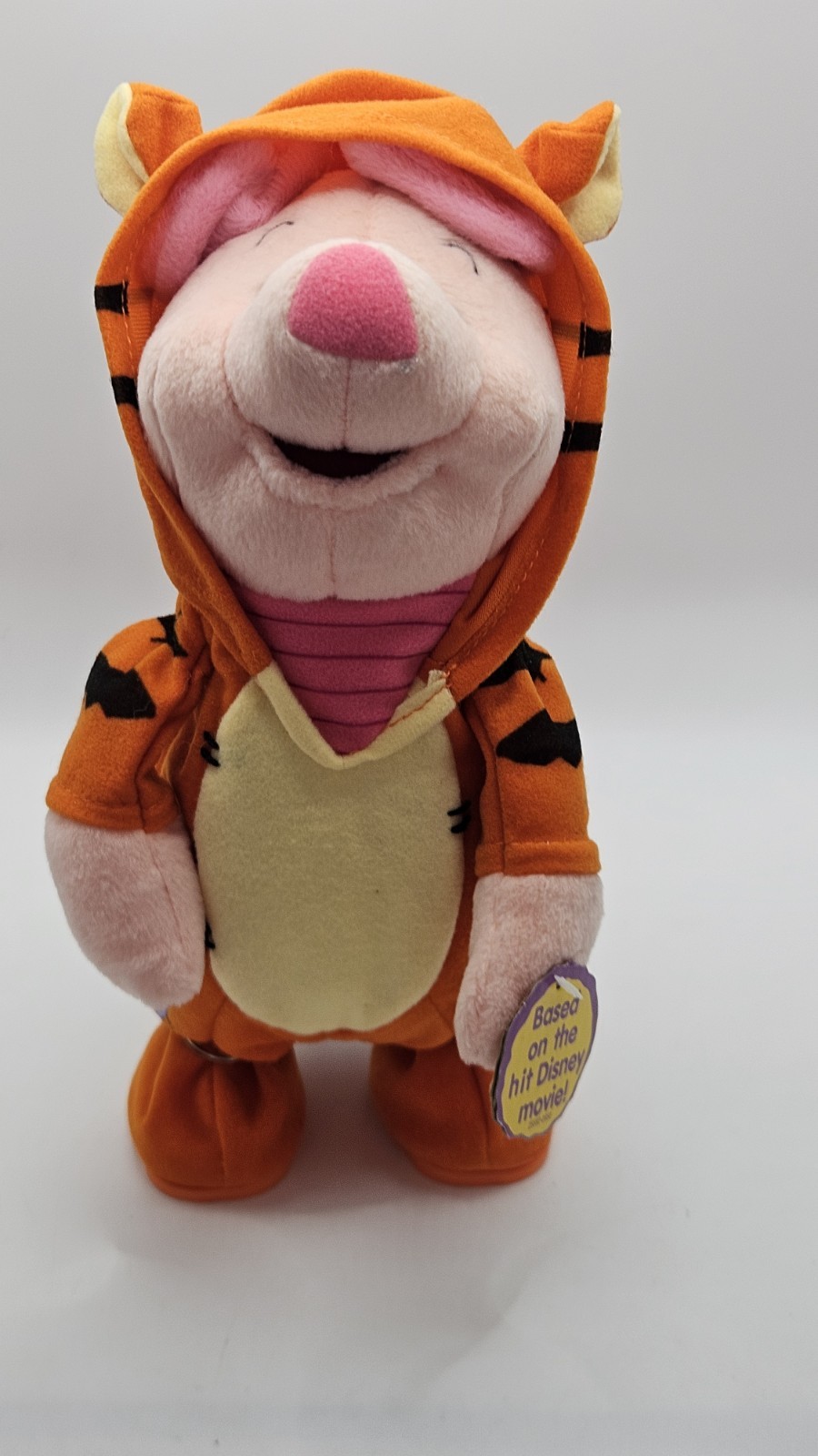 VTG 1999 Disney Mattel Bounce Around Piglet Plush Tigger Costume WORKING NOS