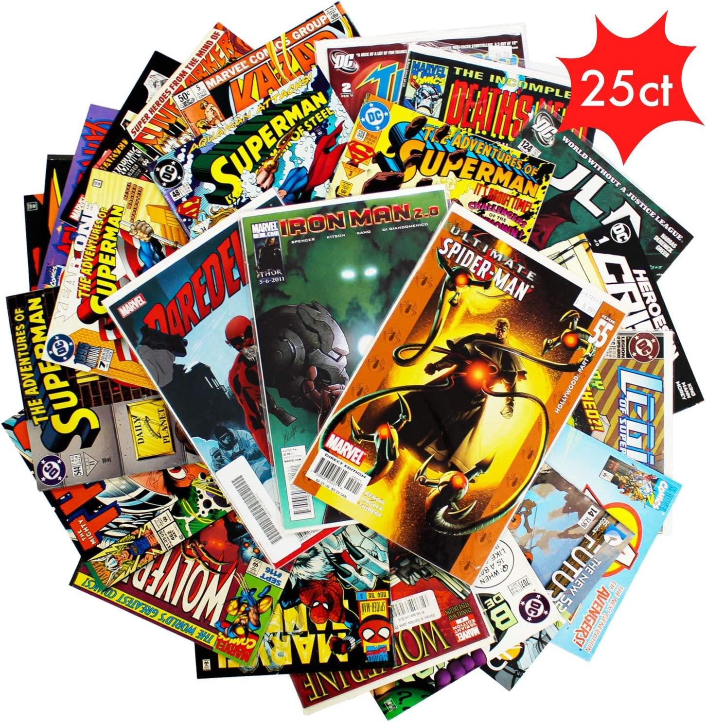 Comic Lot of 25, mixed publishers issue #0s #1s One Shots and Annuals Comic Lot of 25, mixed publishers issue #0s #1s One Shots and Annuals
