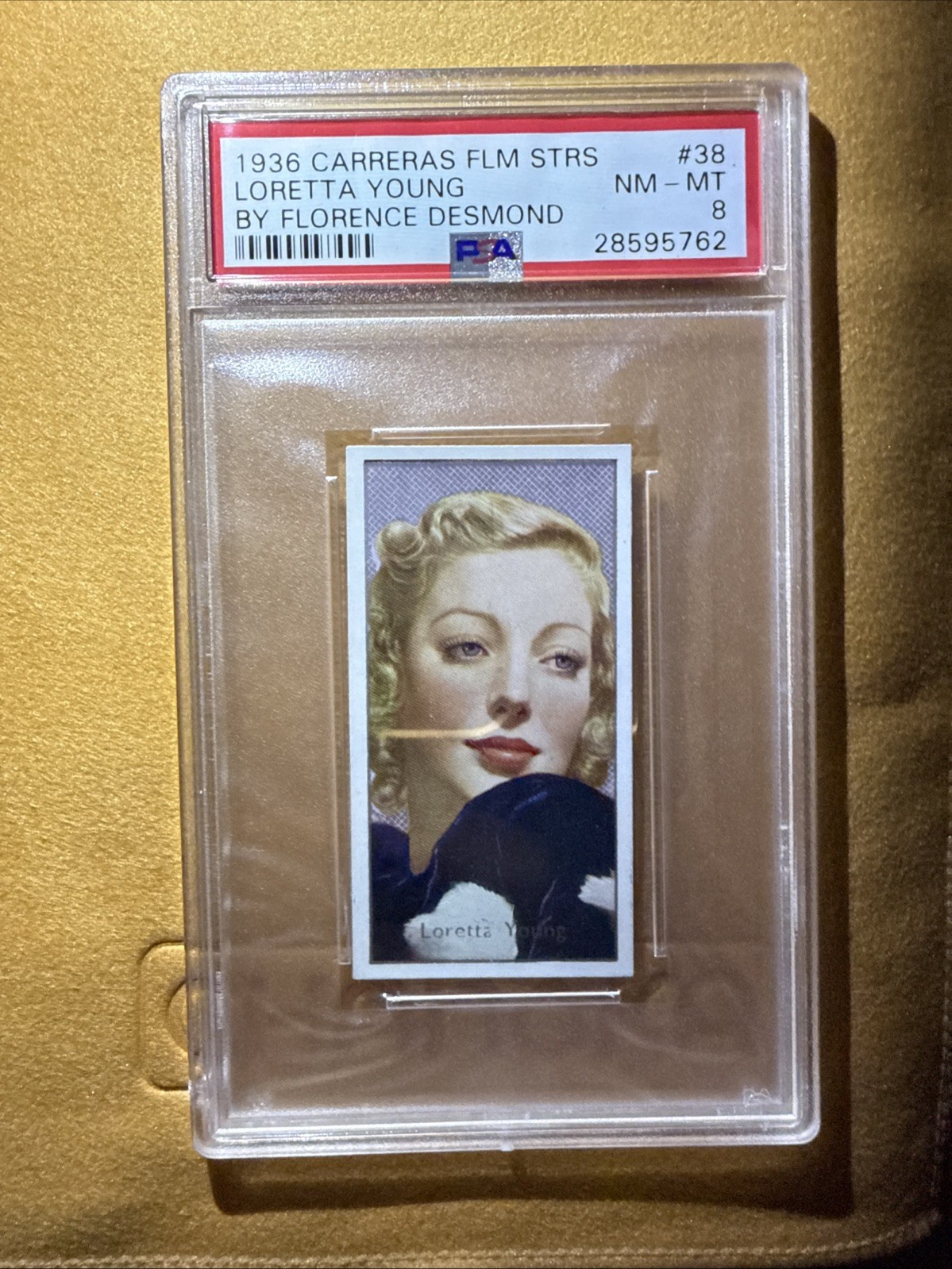 1936 Carreras Film Stars #38 Loretta Young Vintage Tobacco Cigarette Movie Card 1936 Carreras Film Stars #38 Loretta Young Vintage Tobacco Cigarette Movie Card