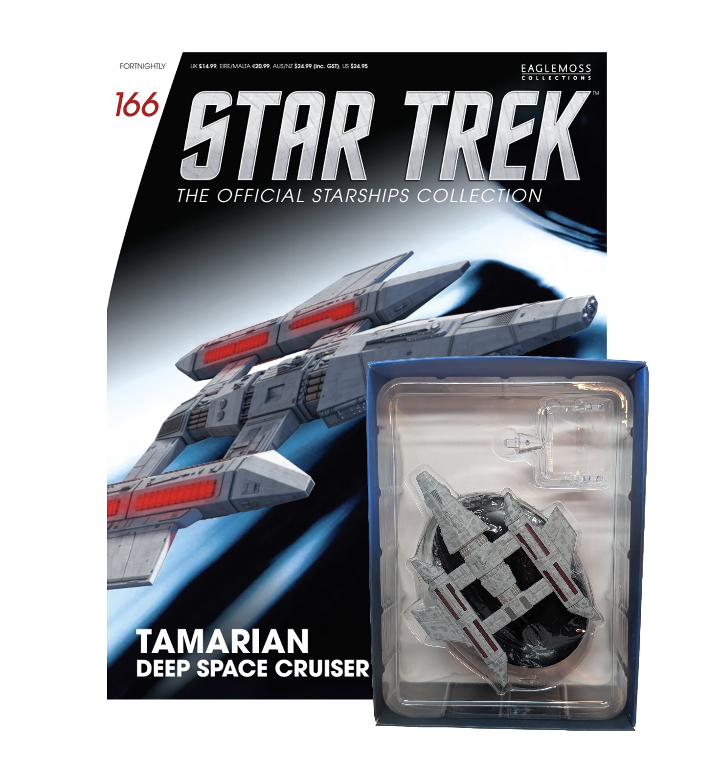 Eaglemoss Star Trek #166 Tamarian Deep Space Cruiser (w/ Magazine) Eaglemoss Star Trek #166 Tamarian Deep Space Cruiser (w/ Magazine)