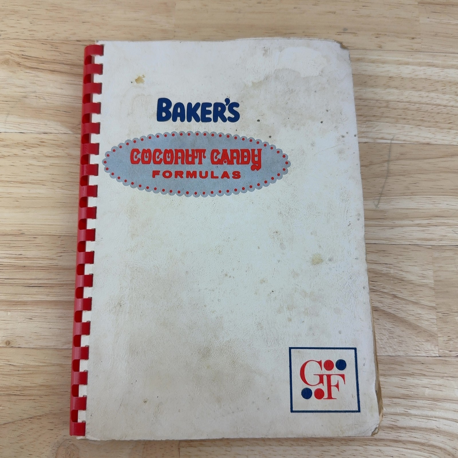Vintage Baker\'s Coconut Candy Formulas Recipe Book Spiral