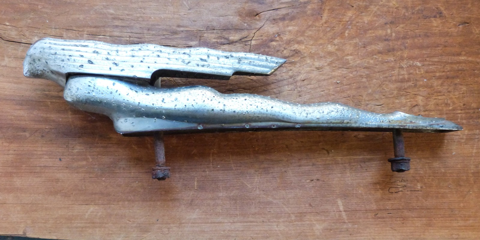vintage 1946 1947 1948 NASH HOOD ORNAMENT Flying Lady / Goddess