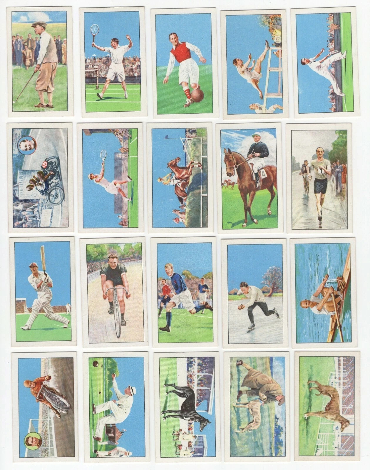 1934 GALLAHER CHAMPIONS 1ST SERIES 48 DIFFERENT TOBACCO CARD SET 1934 GALLAHER CHAMPIONS 1ST SERIES 48 DIFFERENT TOBACCO CARD SET