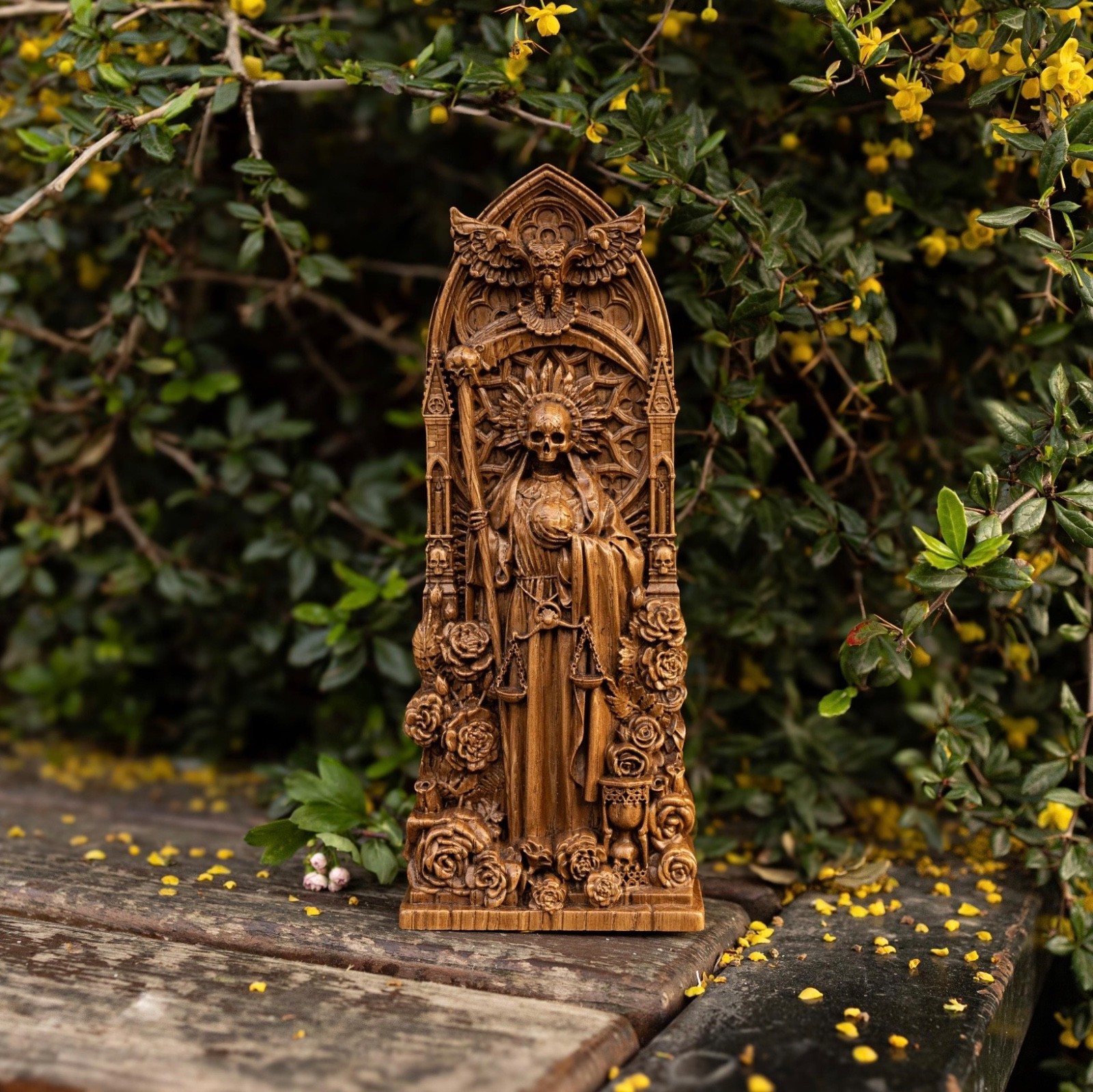Santa Muerte Statue Holy Death Figurine Santísima Muerte Altar Decor 9 Santa Muerte Statue Holy Death Figurine Santísima Muerte Altar Decor 9