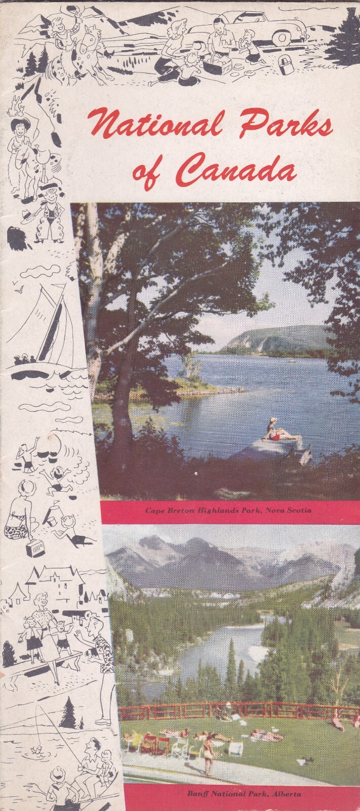 1955 National Parks of Canada Promotional Brochure
