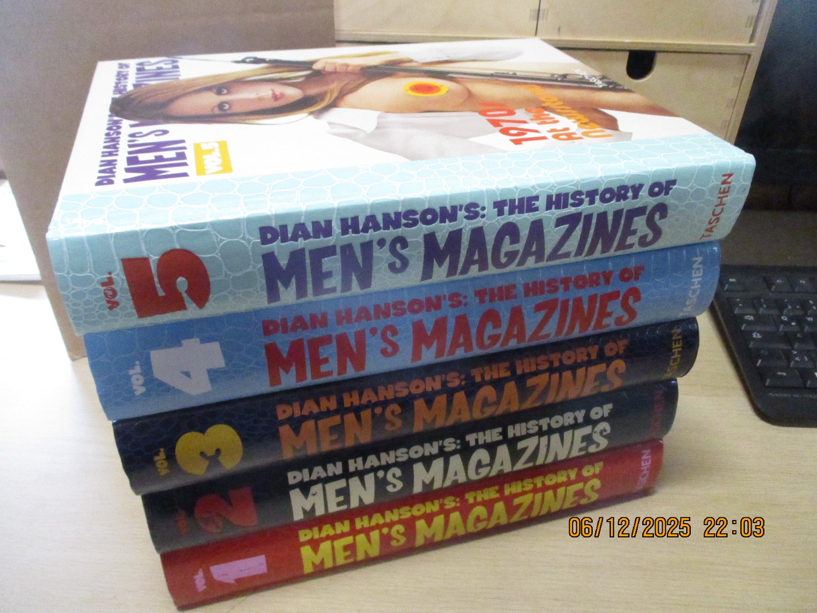 Dian Hanson\'s The History of Men\'s Magazines HC Vol.  1-5