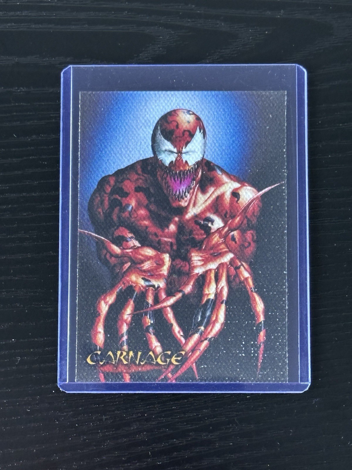 1996 Spiderman Fleer Skybox Premium Eternal Evil Canvas Carnage Card #1 Of 6 NM