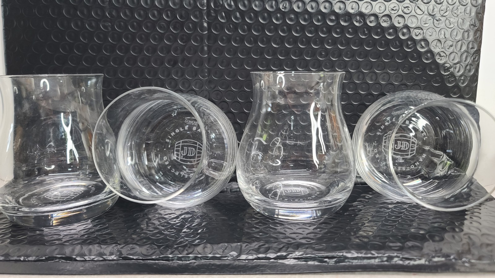 (4) Jack Daniels Single Barrel Hand-Selected Whiskey Glass By Glencairn Crystal (4) Jack Daniels Single Barrel Hand-Selected Whiskey Glass By Glencairn Crystal